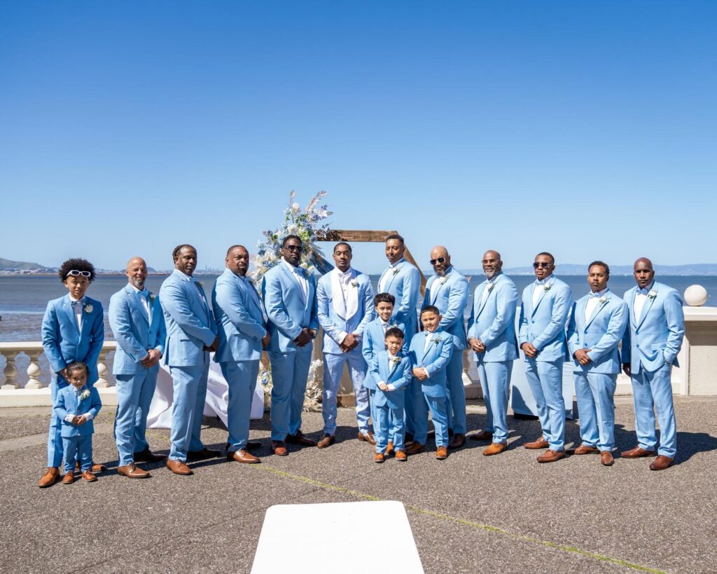 group-of-men-wearing-sky-blue-color-tuxedos