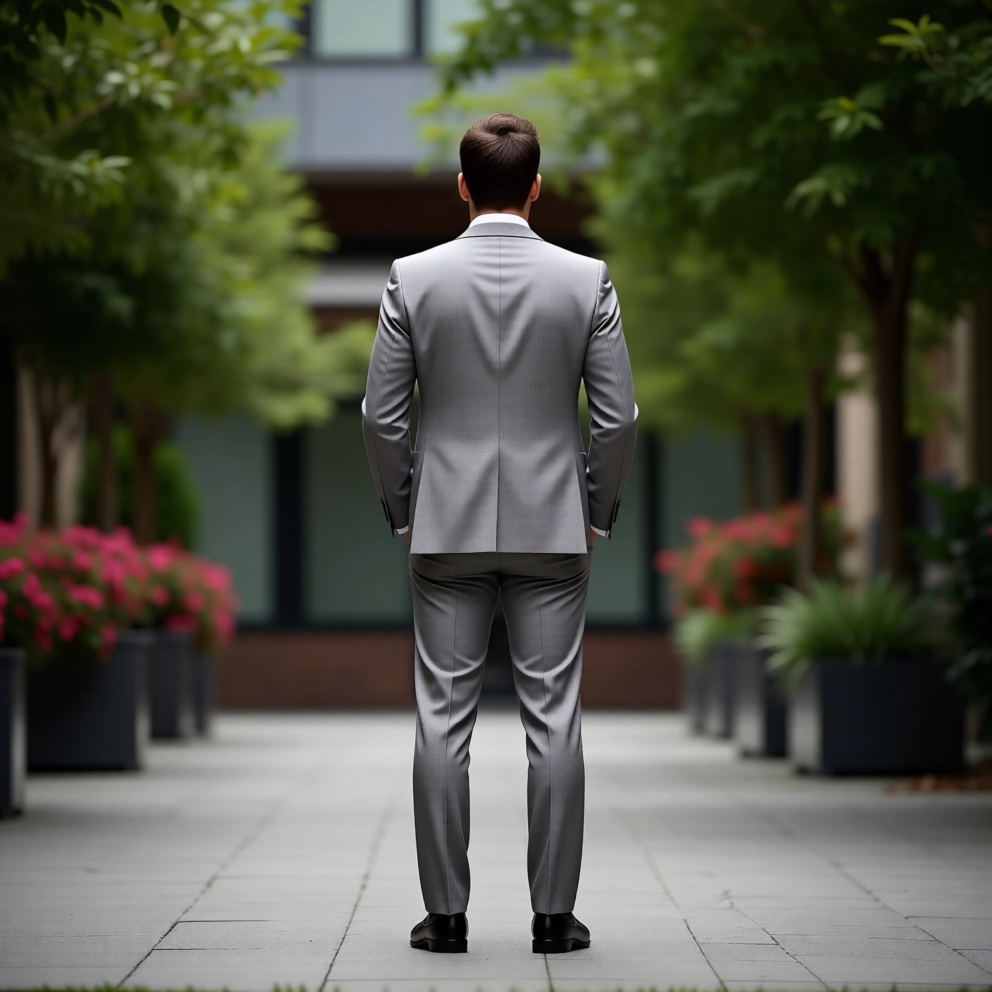 The Eastin Executive: Light Grey Three-Piece Suit