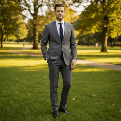 Rich Espresso Brown Two-Piece Suit