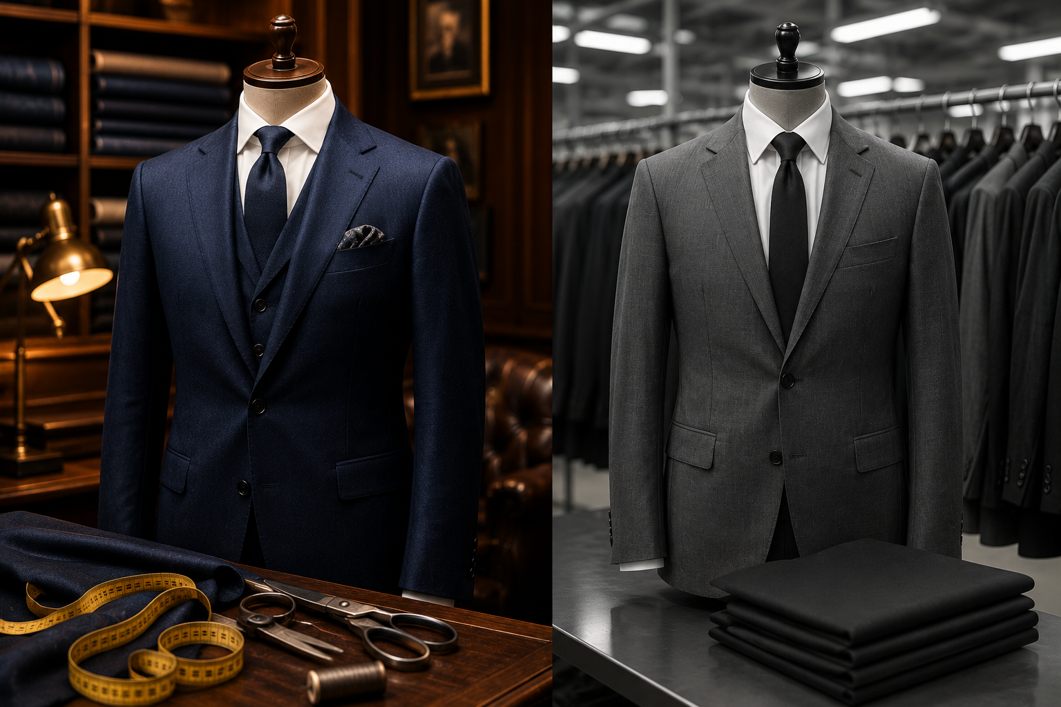 How Luxury Suits Are Different from Mass-Produced Suits