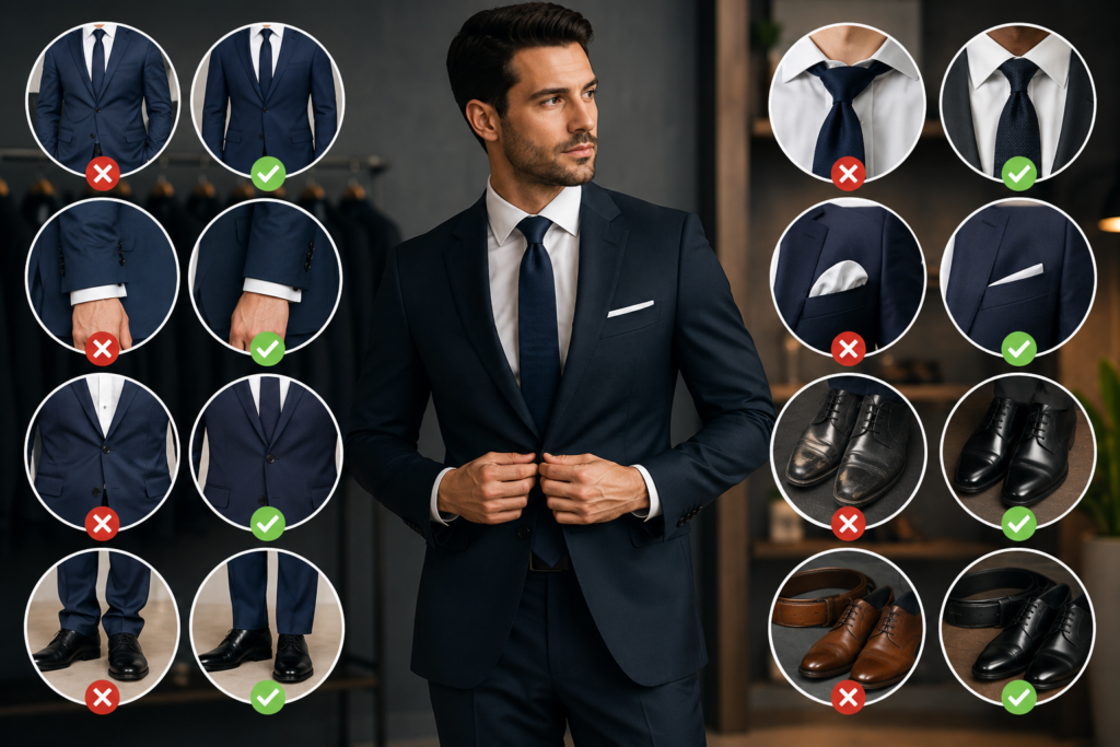 Professional Suit Mistakes
