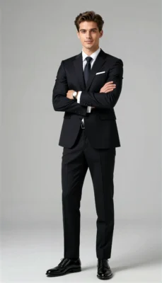 Business suits Black Suit