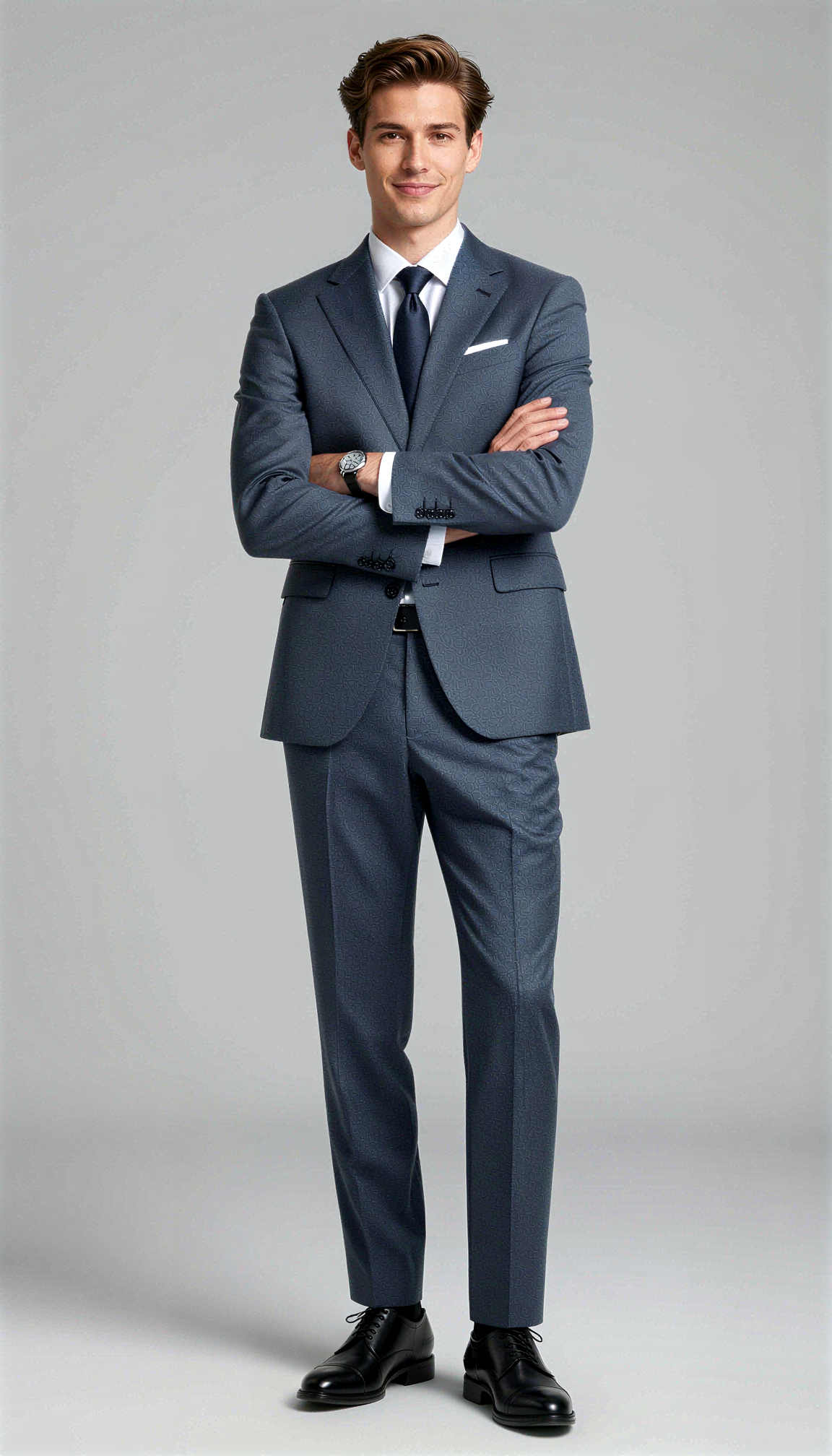 Business suits Blue grey