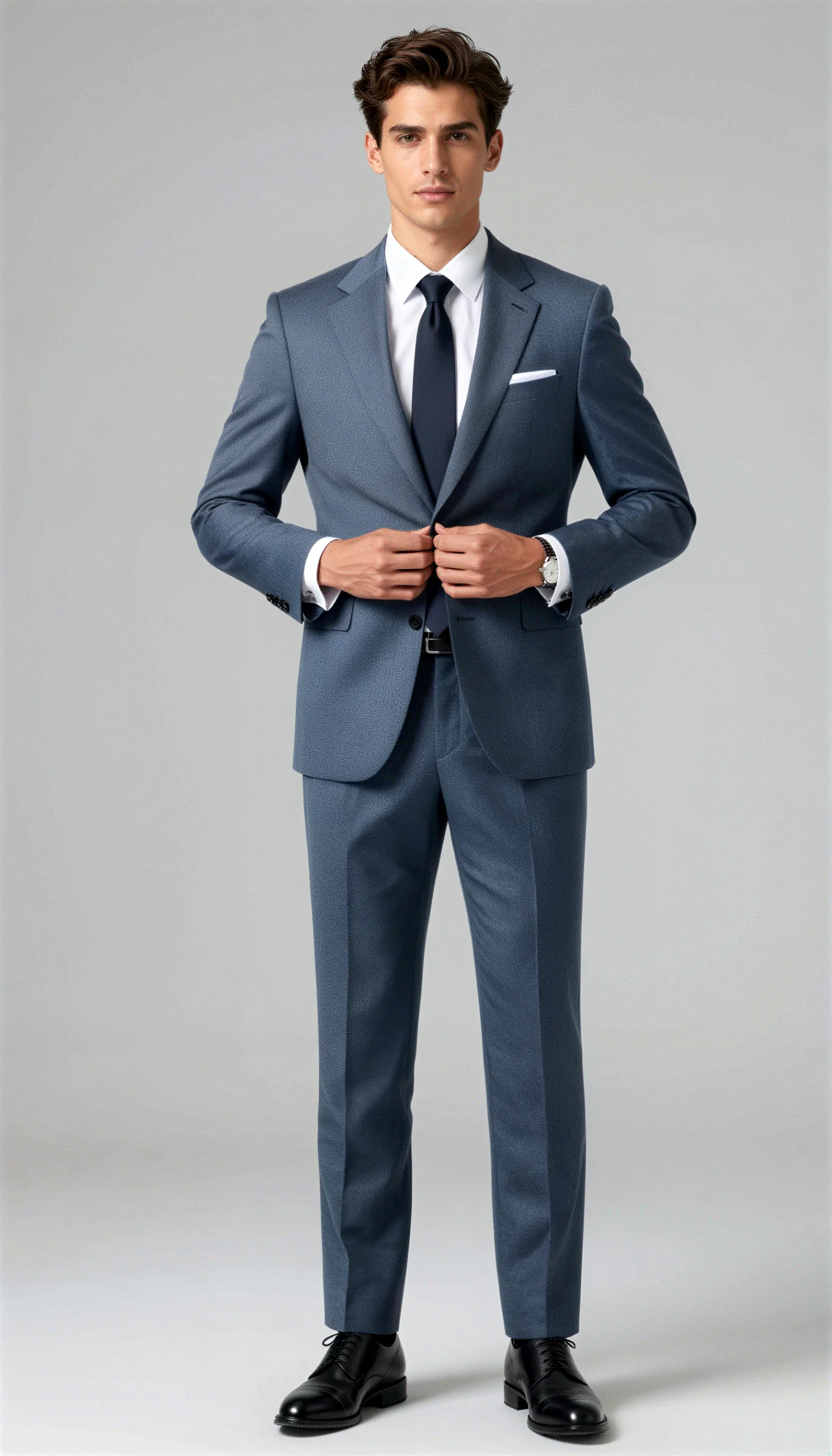 Business suits Blue grey