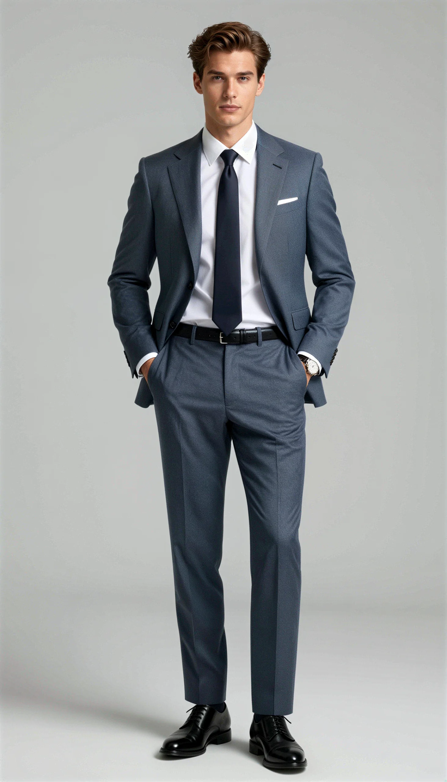 Business suits Blue grey