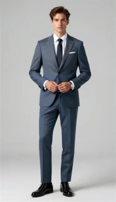 Business suits Blue grey
