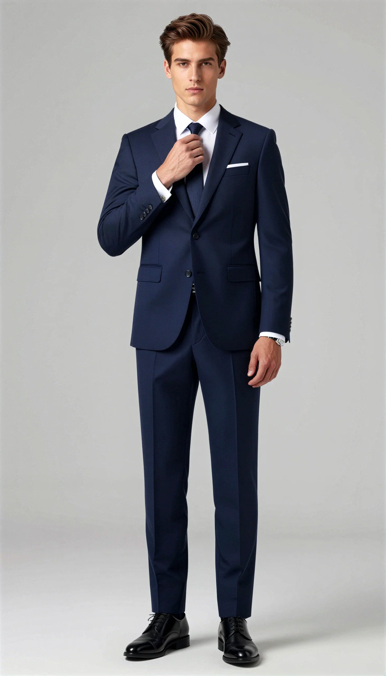 Business suits Dark blue Ink blue