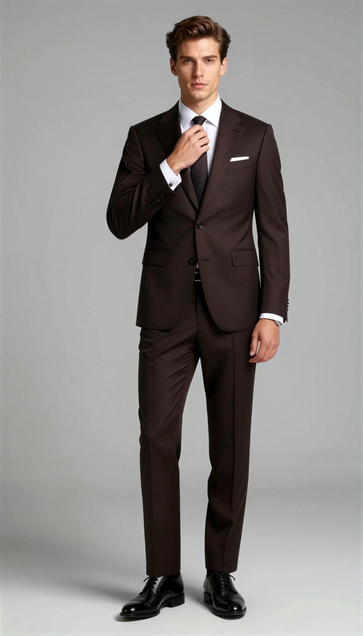 Business suits Dark brown