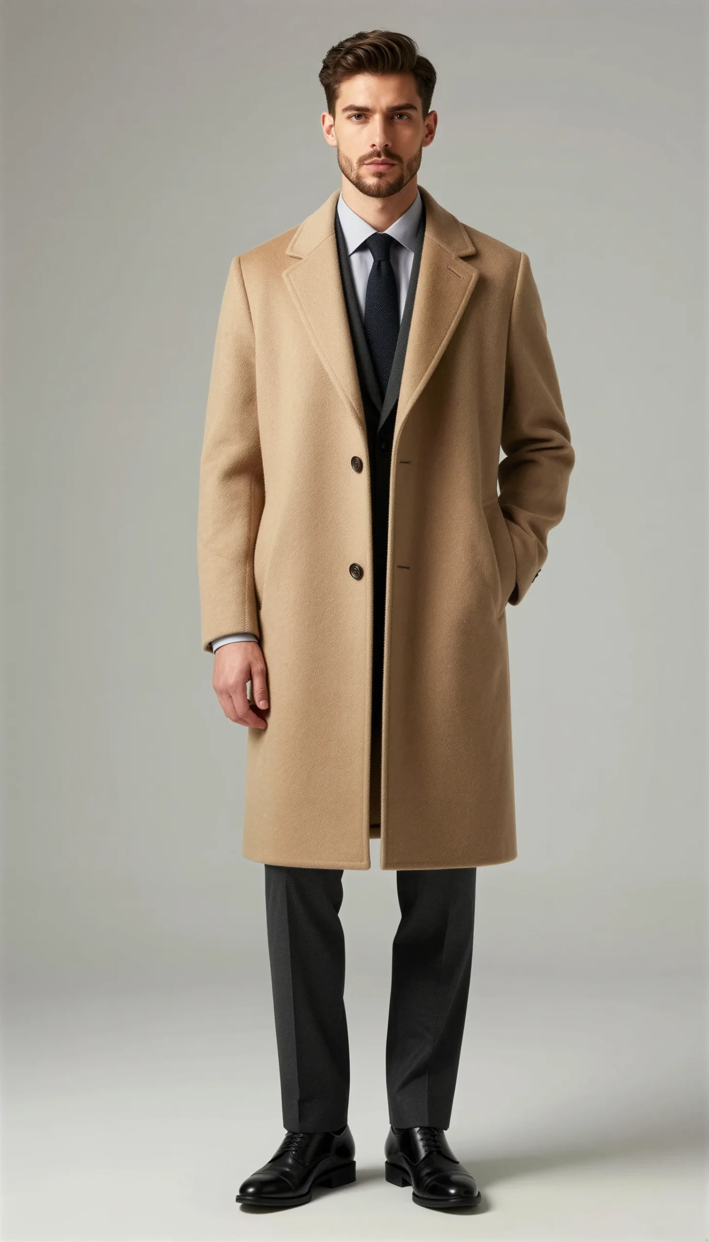 Overcoats Beige tan Suit