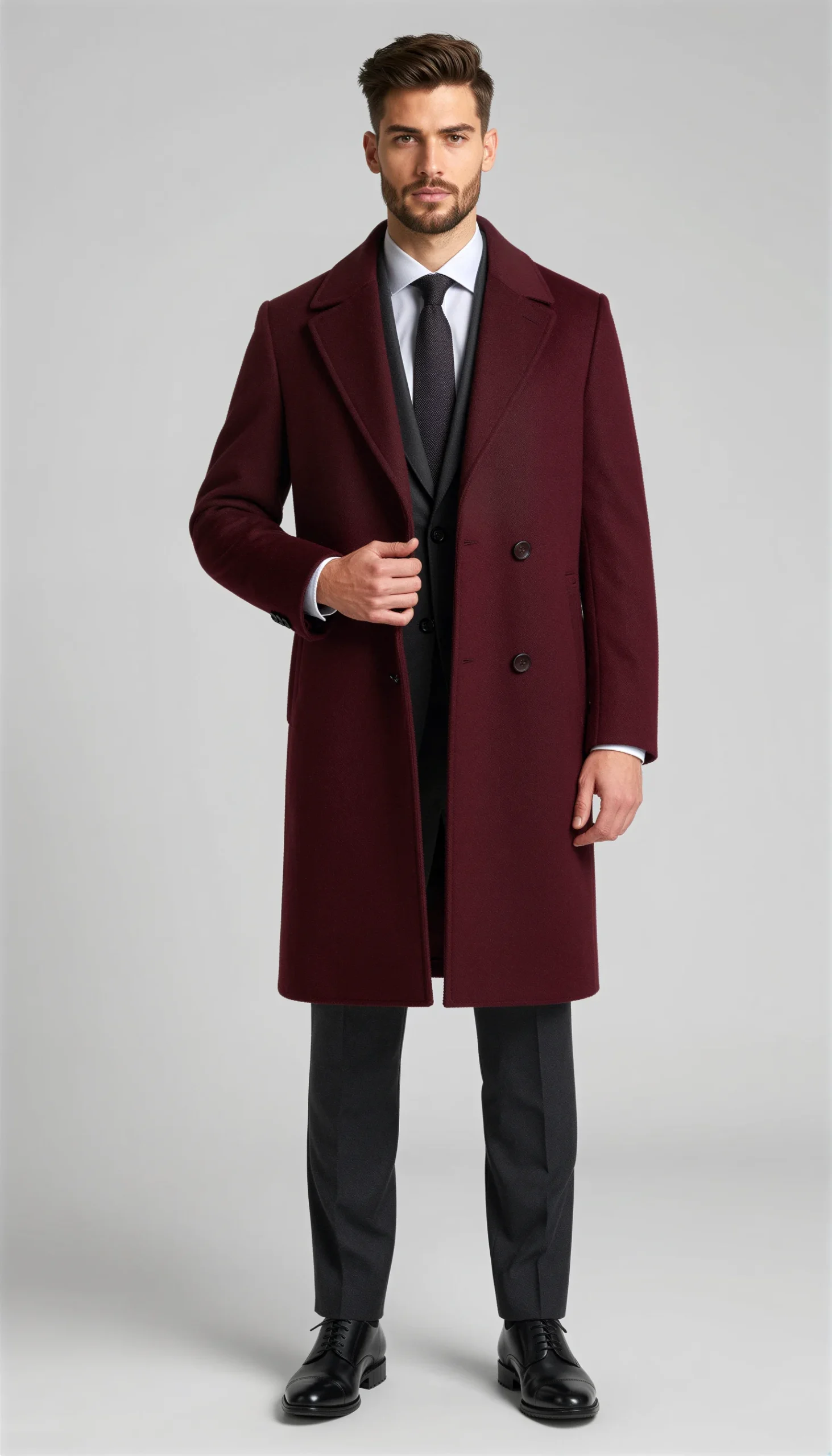 Overcoats Burgundy wine
