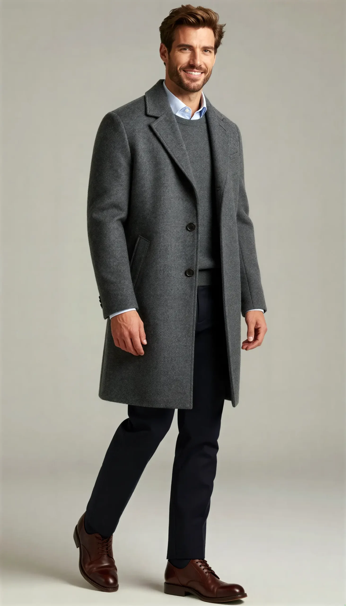 Overcoats Charcoal grey