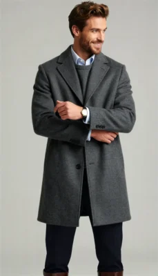 Overcoats Charcoal grey