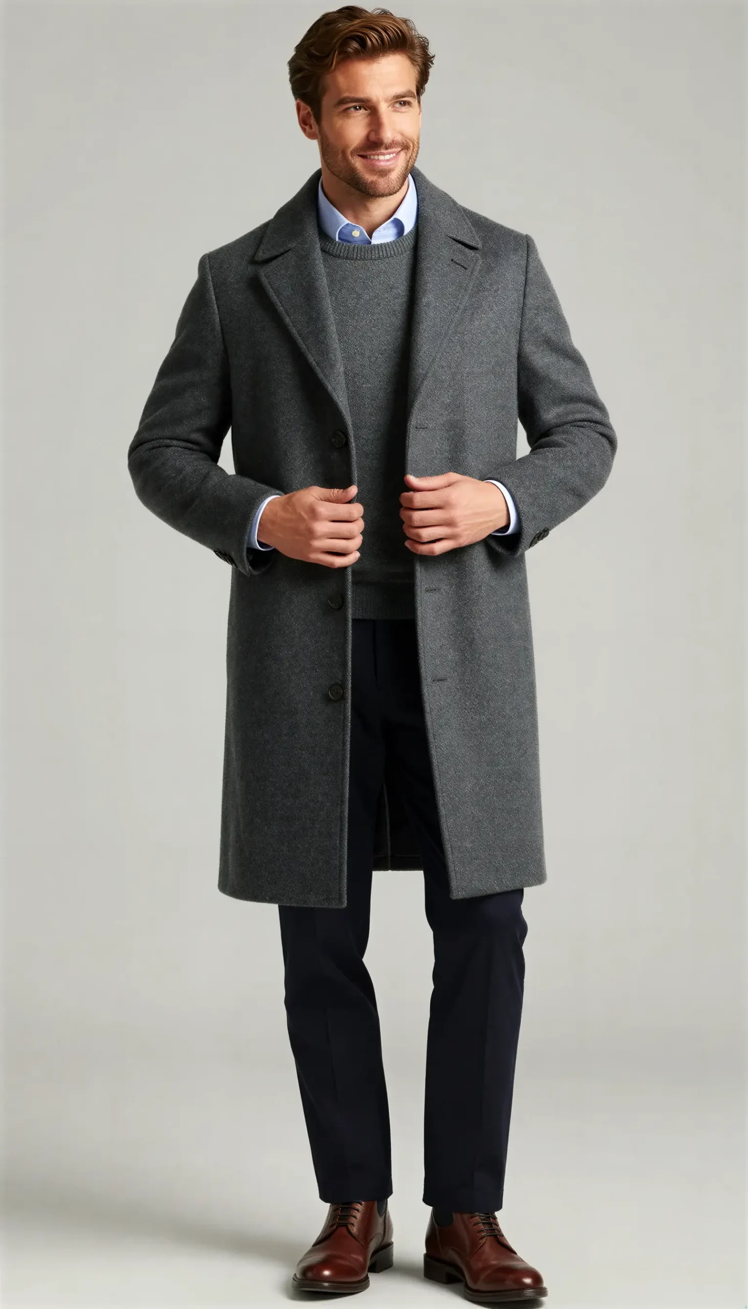 Overcoats Charcoal grey