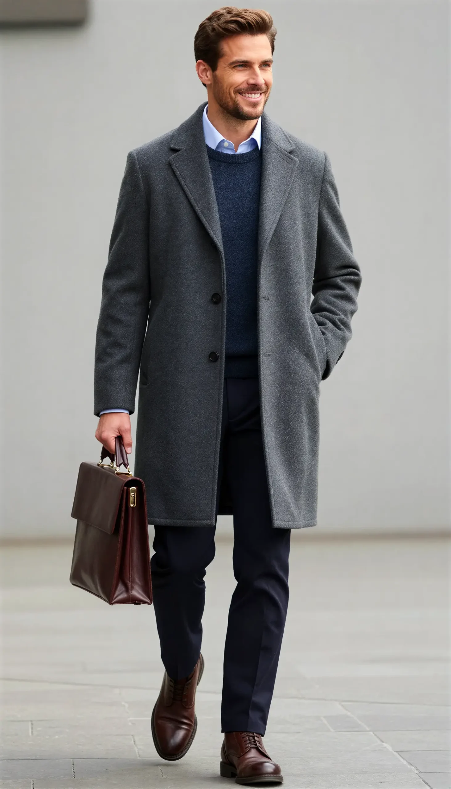 Overcoats Charcoal grey