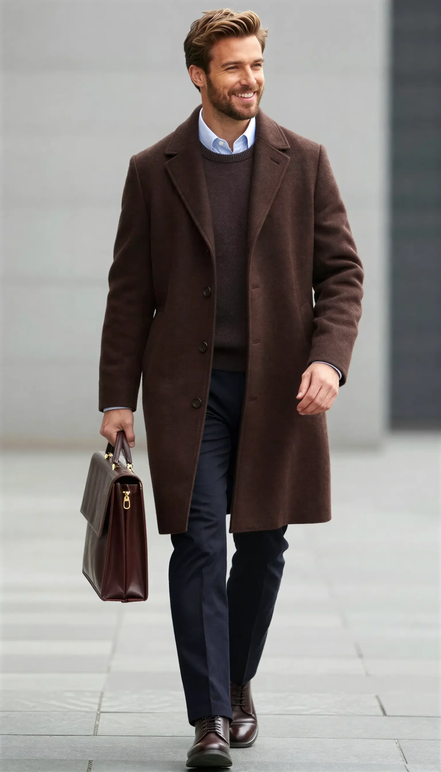 Overcoats Chocolate Dark brown
