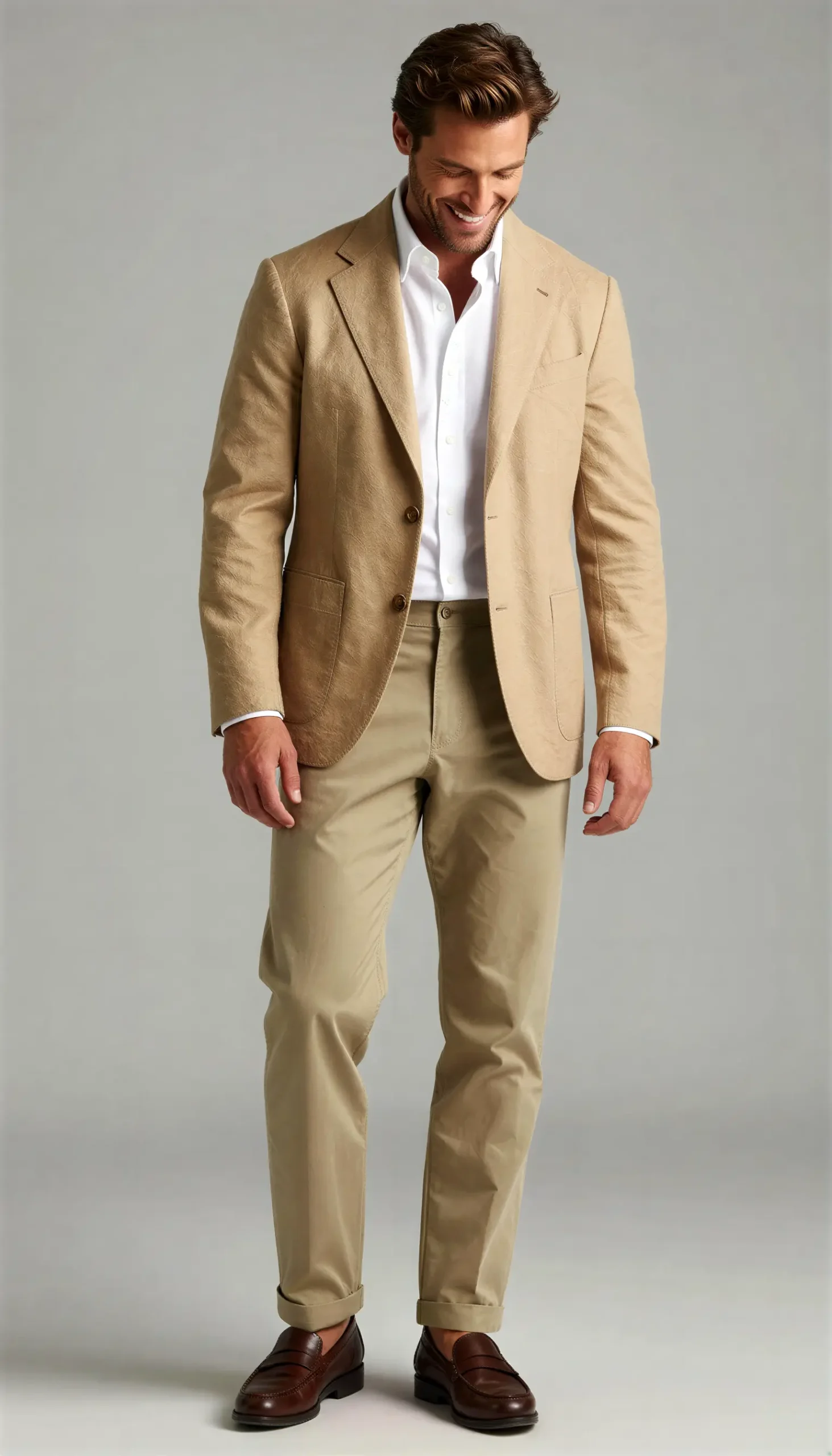 Sports jacket Beige tan Suit