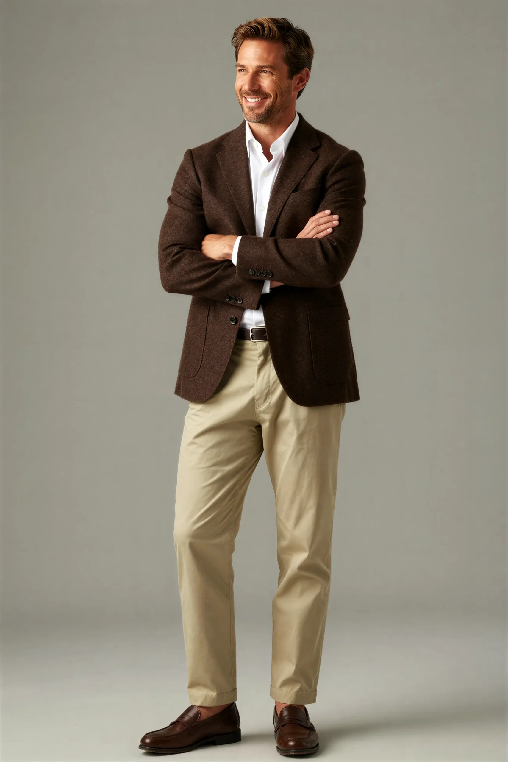 Sports jacket Brown chocolate Suit