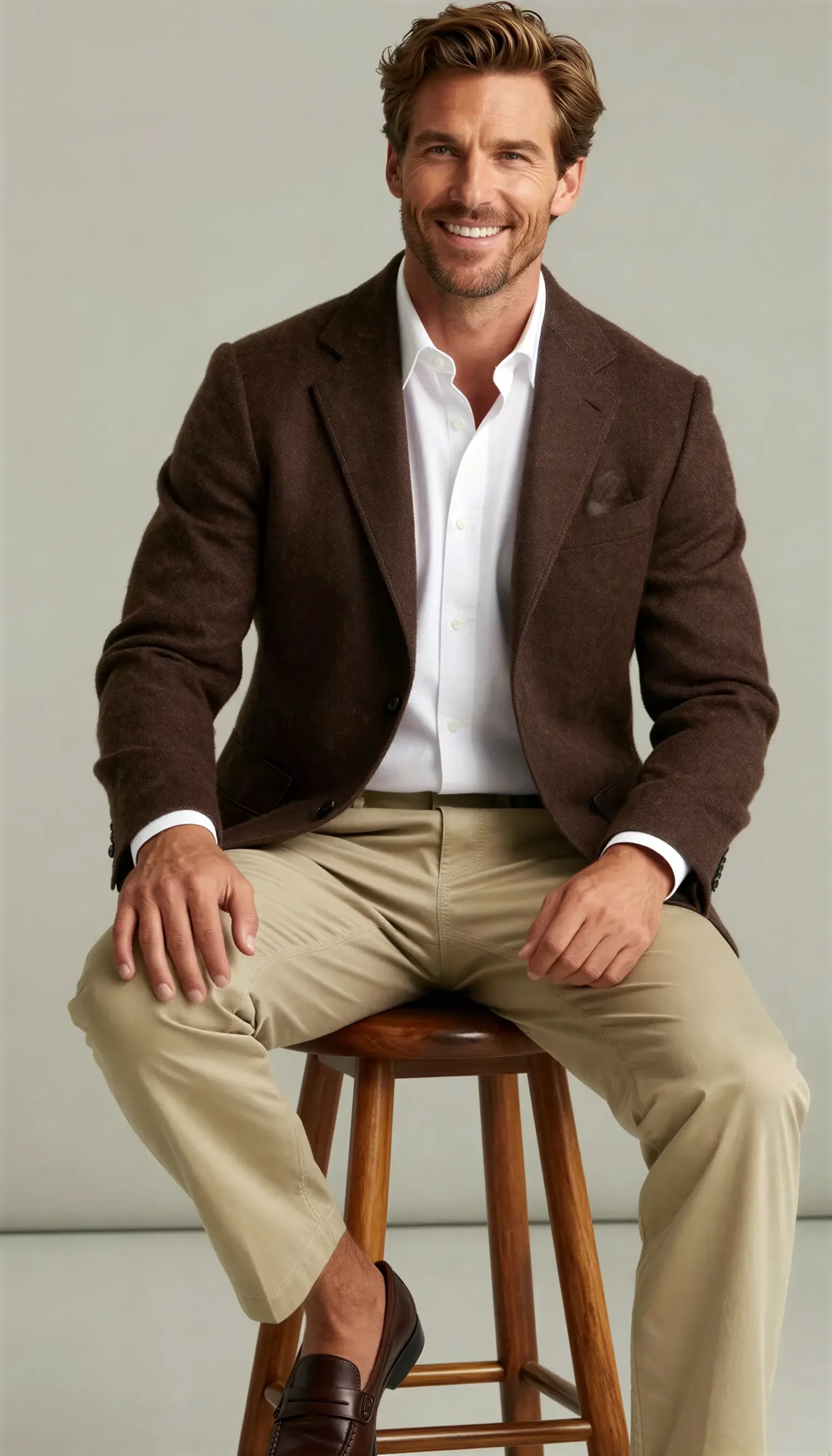 Sports jacket Brown chocolate Suit