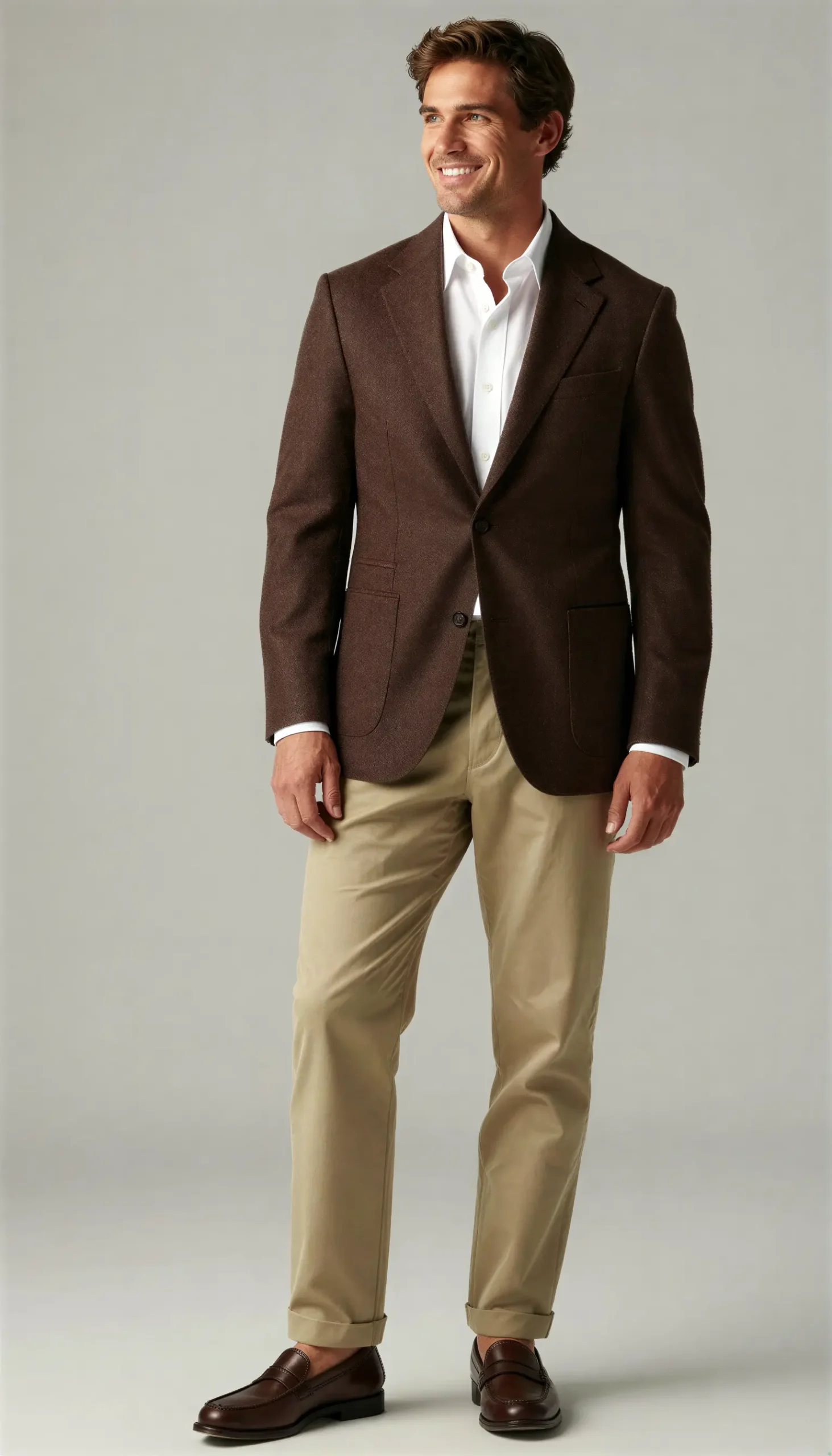 Sports jacket Brown chocolate Suit