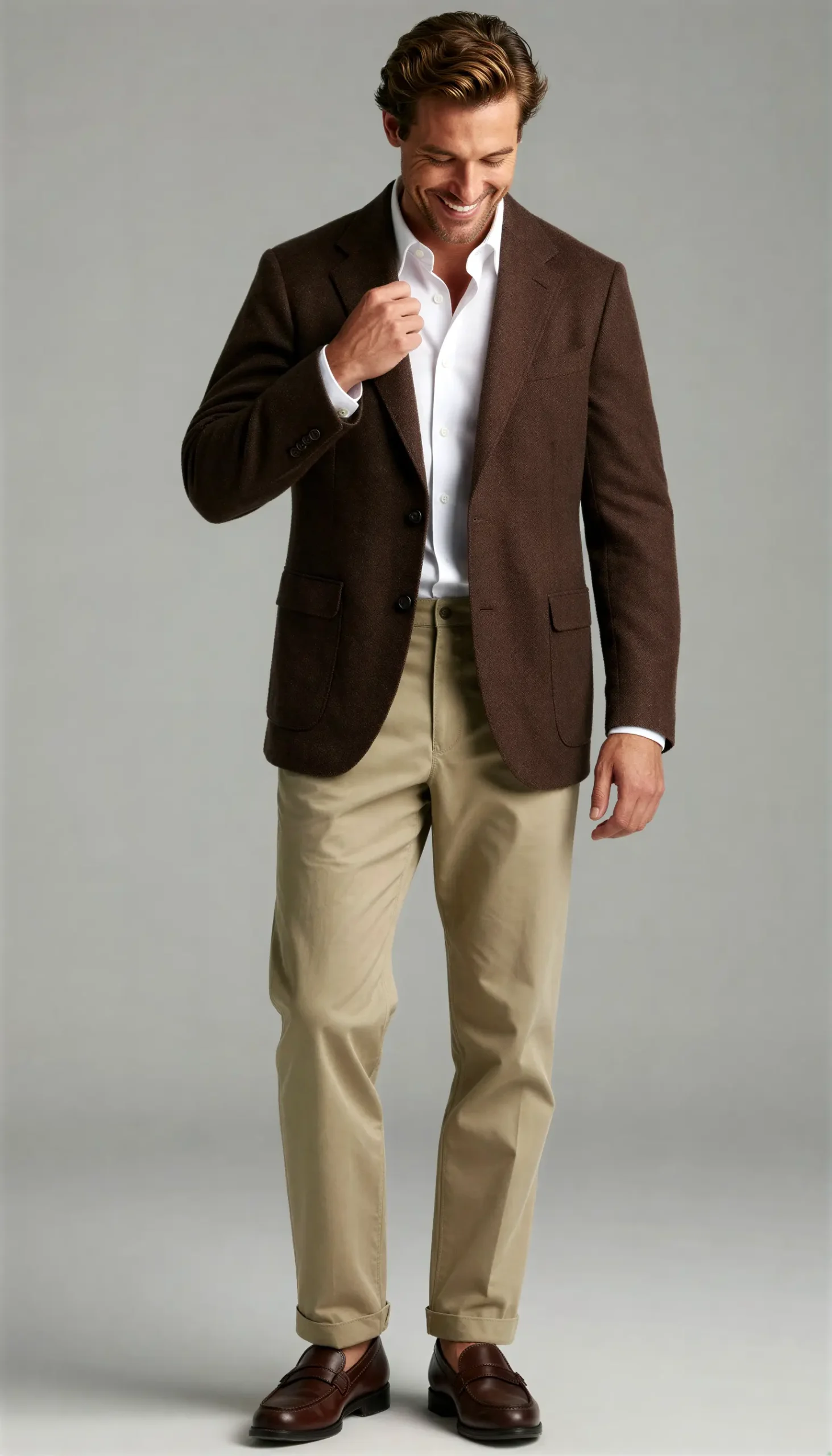 Sports jacket Brown chocolate Suit