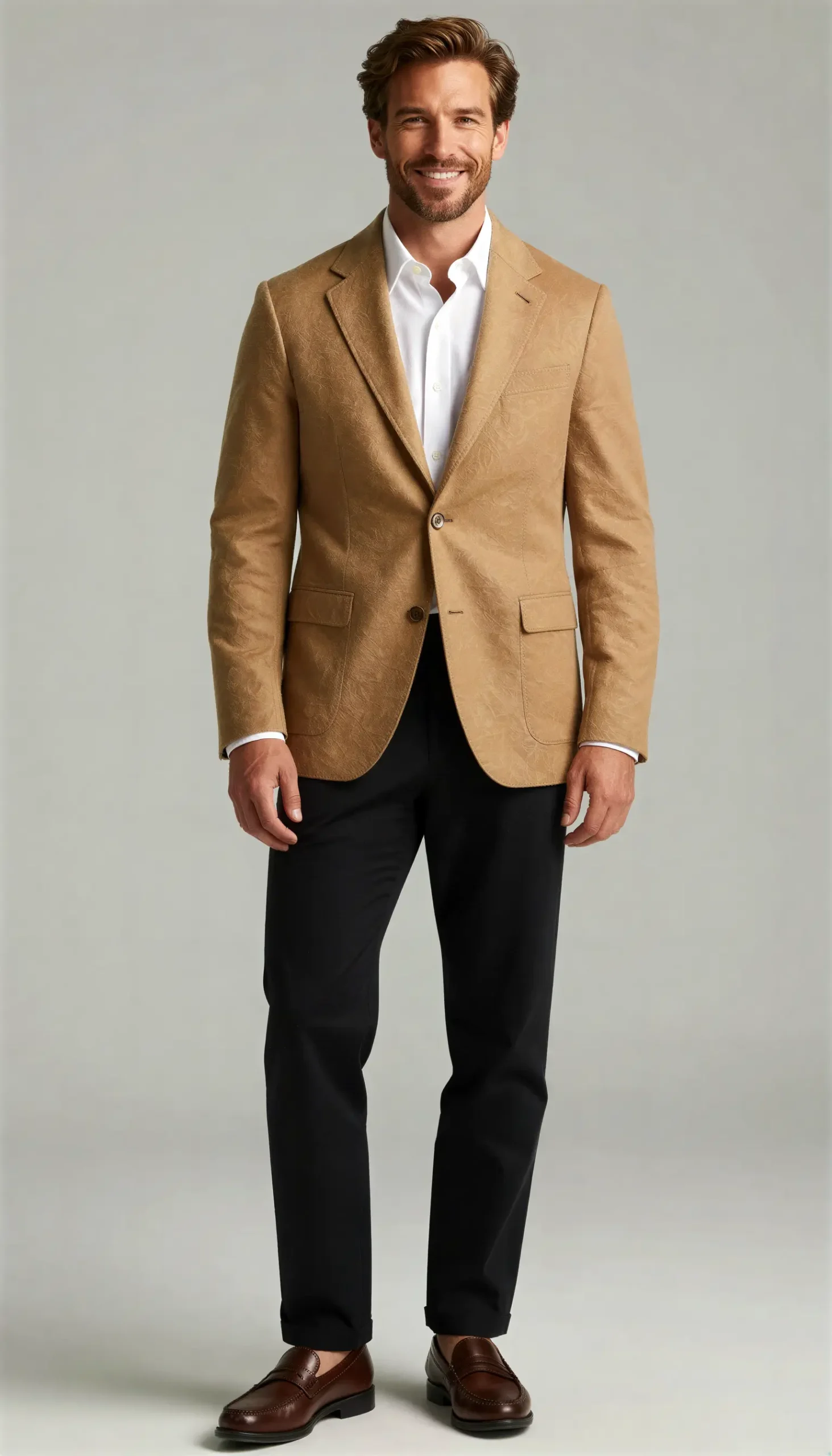 Sports jacket Camel Tobacco Suit