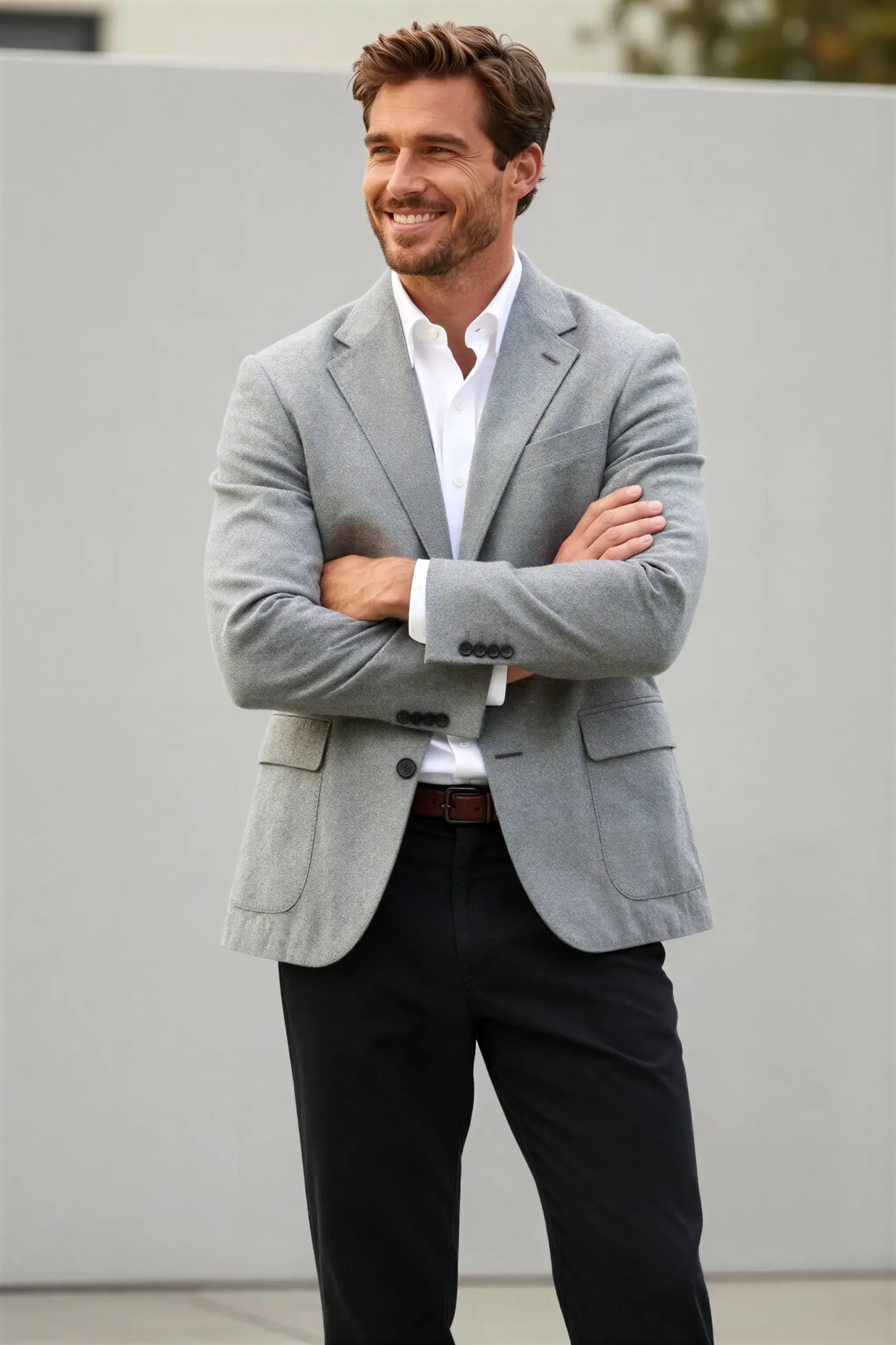 Sports jacket Light grey Suit