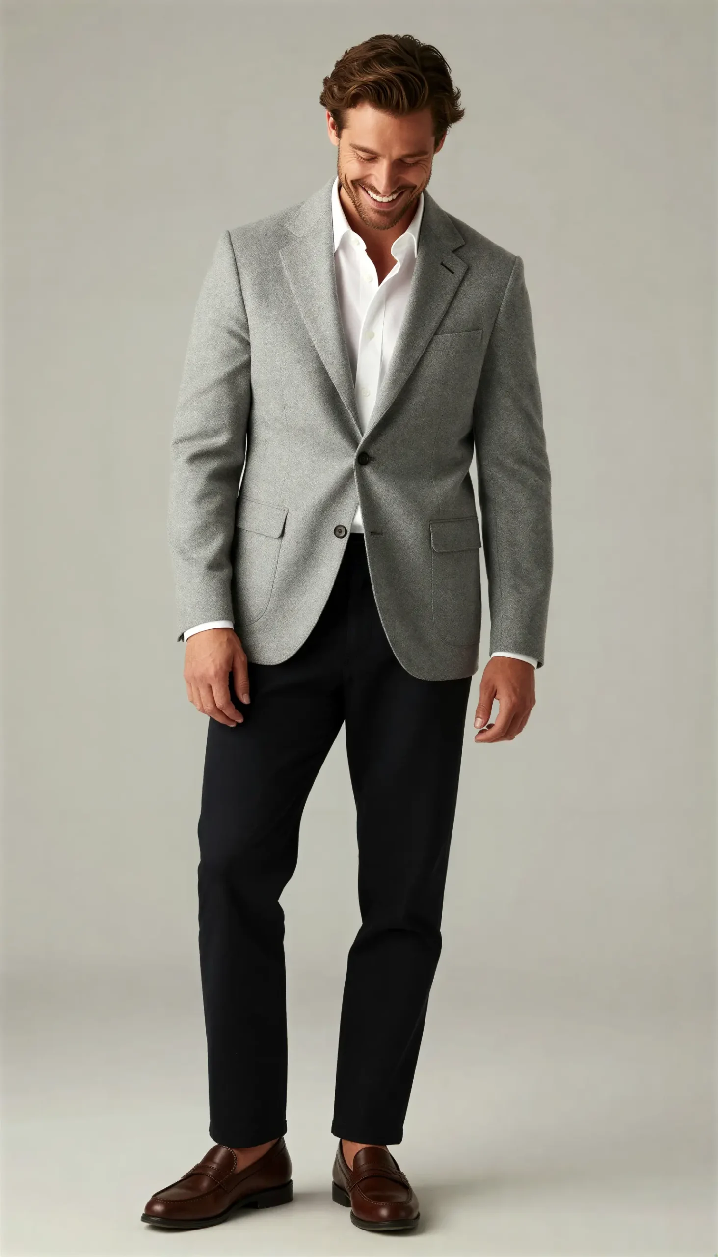 Sports jacket Light grey Suit