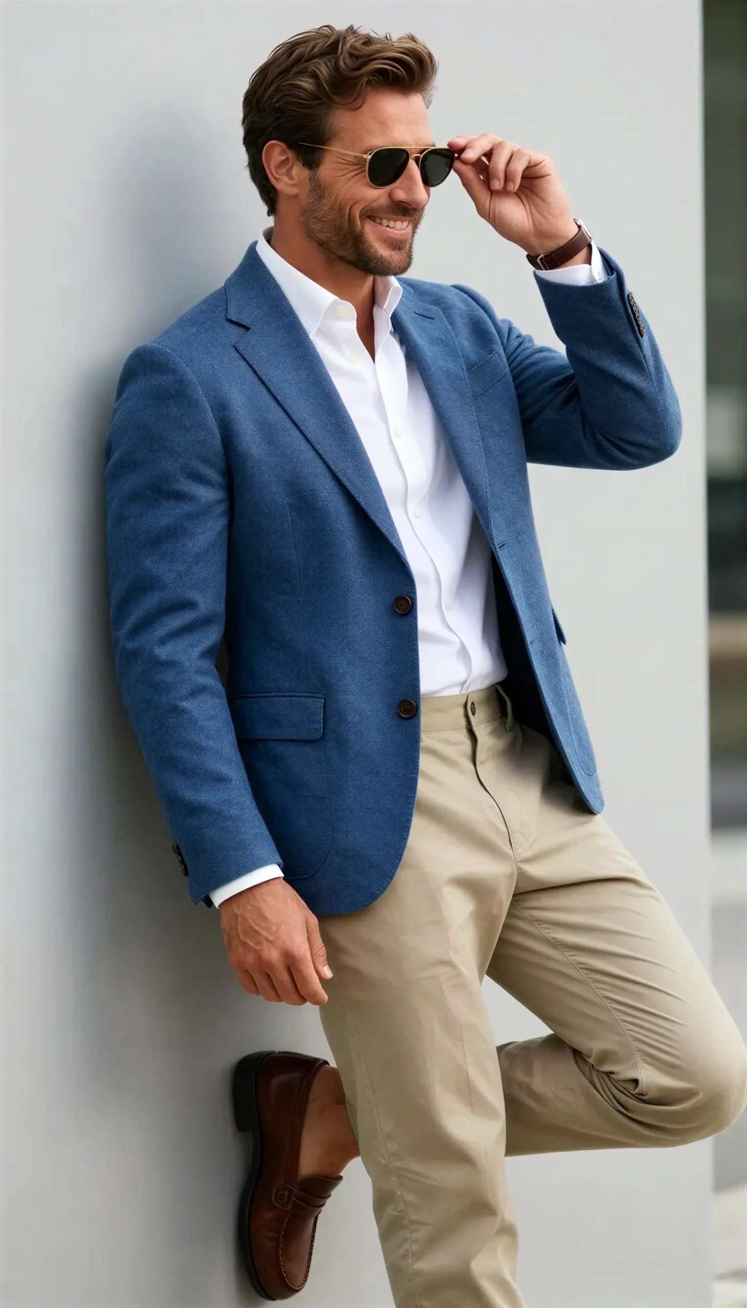 Sports jacket Medium Blue Suit