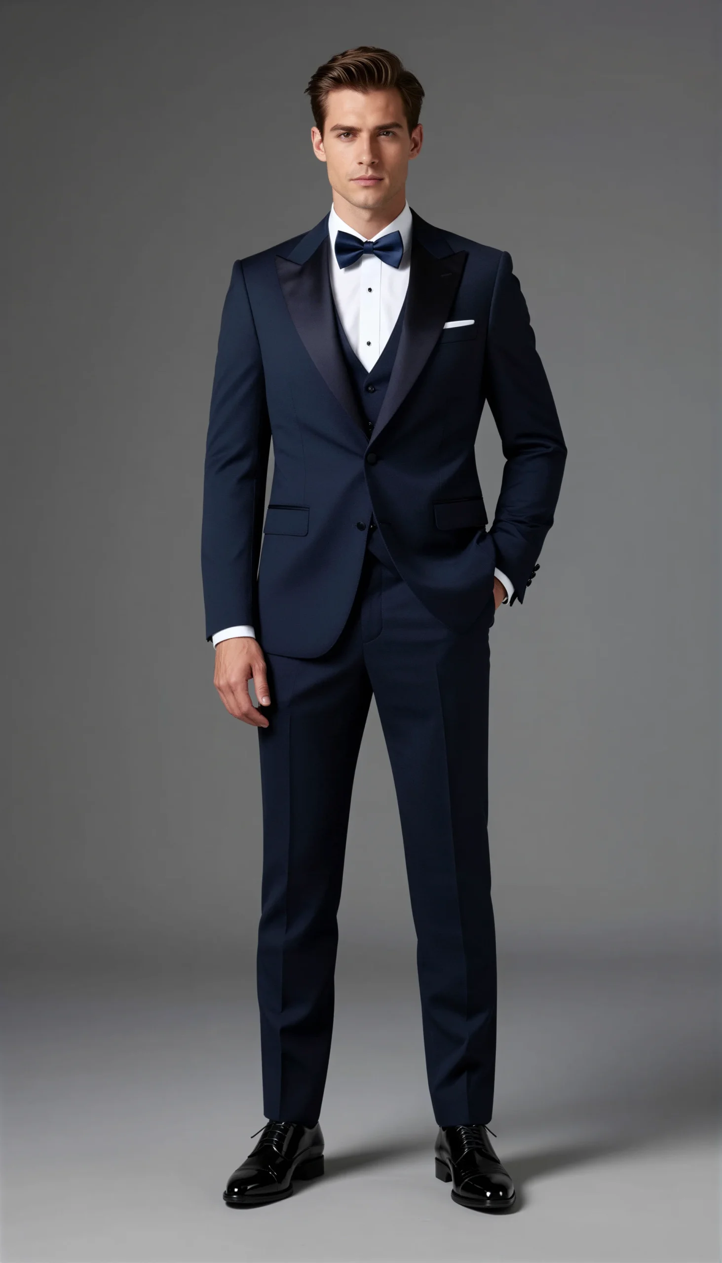 Wedding tuxedos Midnight blue Suit