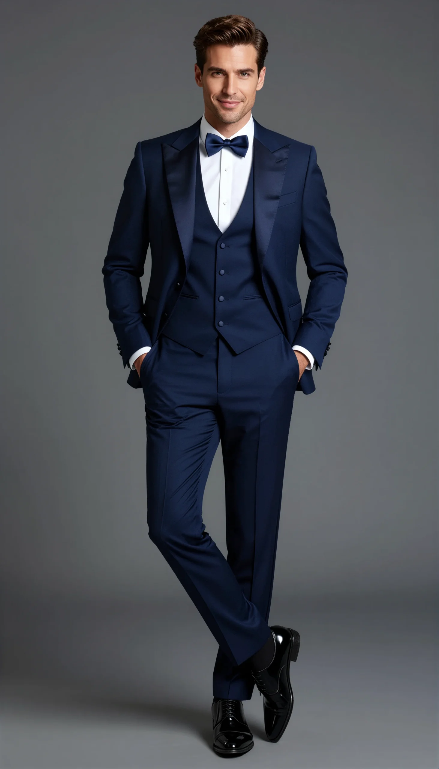 Wedding tuxedos Midnight blue Suit