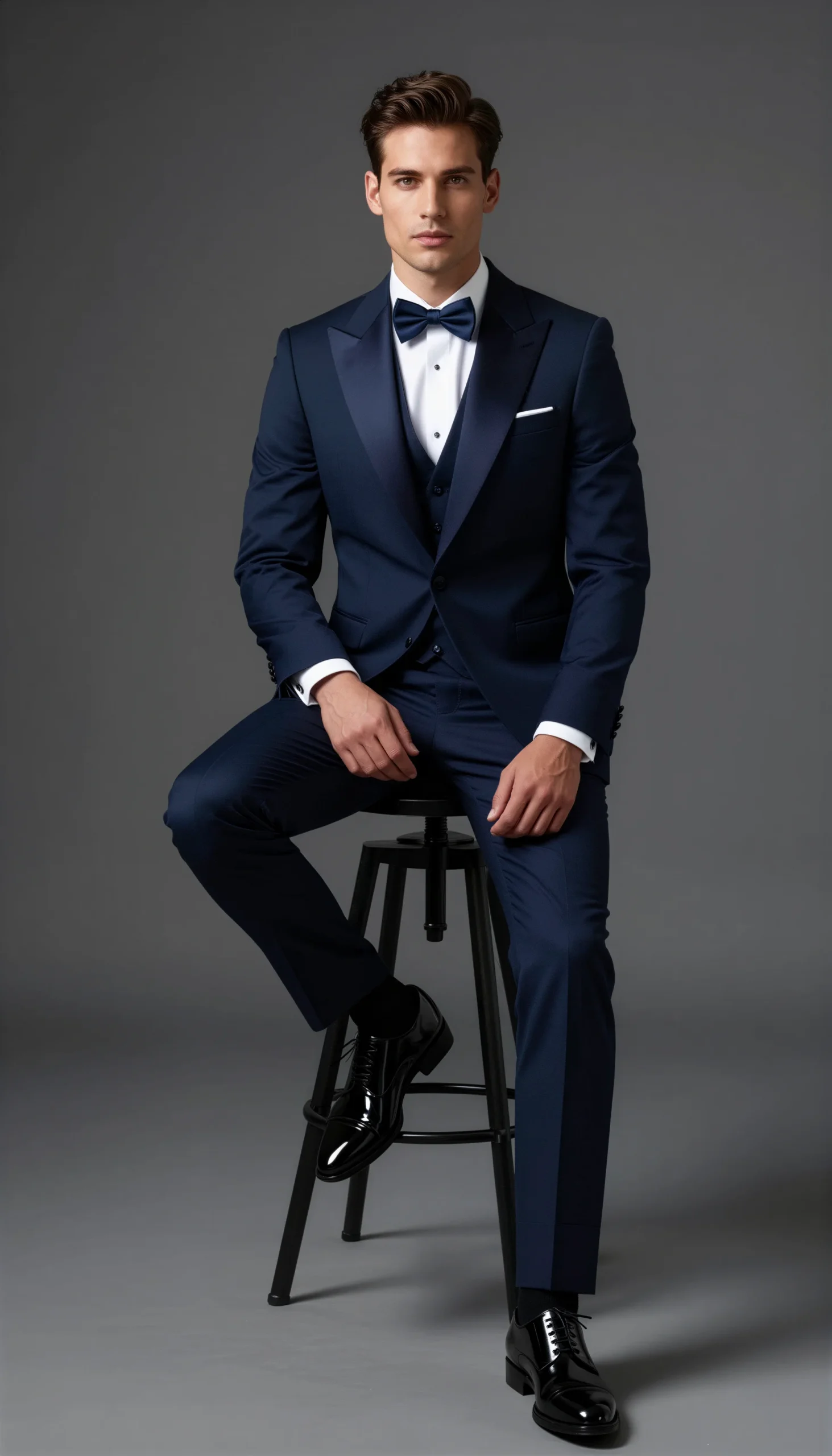 Wedding tuxedos Midnight blue Suit