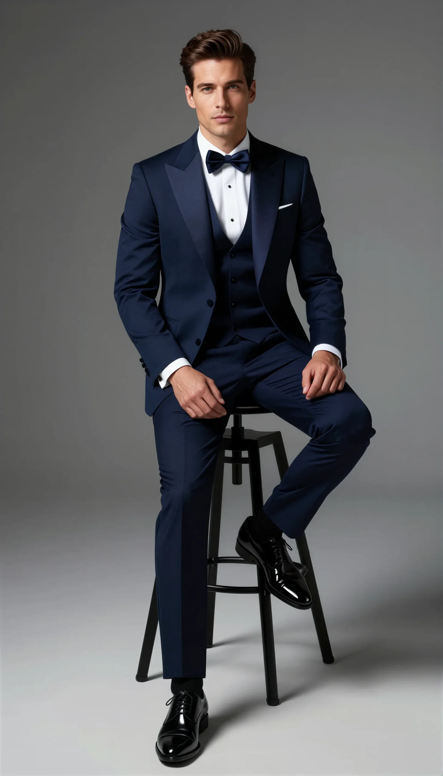Wedding tuxedos Midnight blue Suit