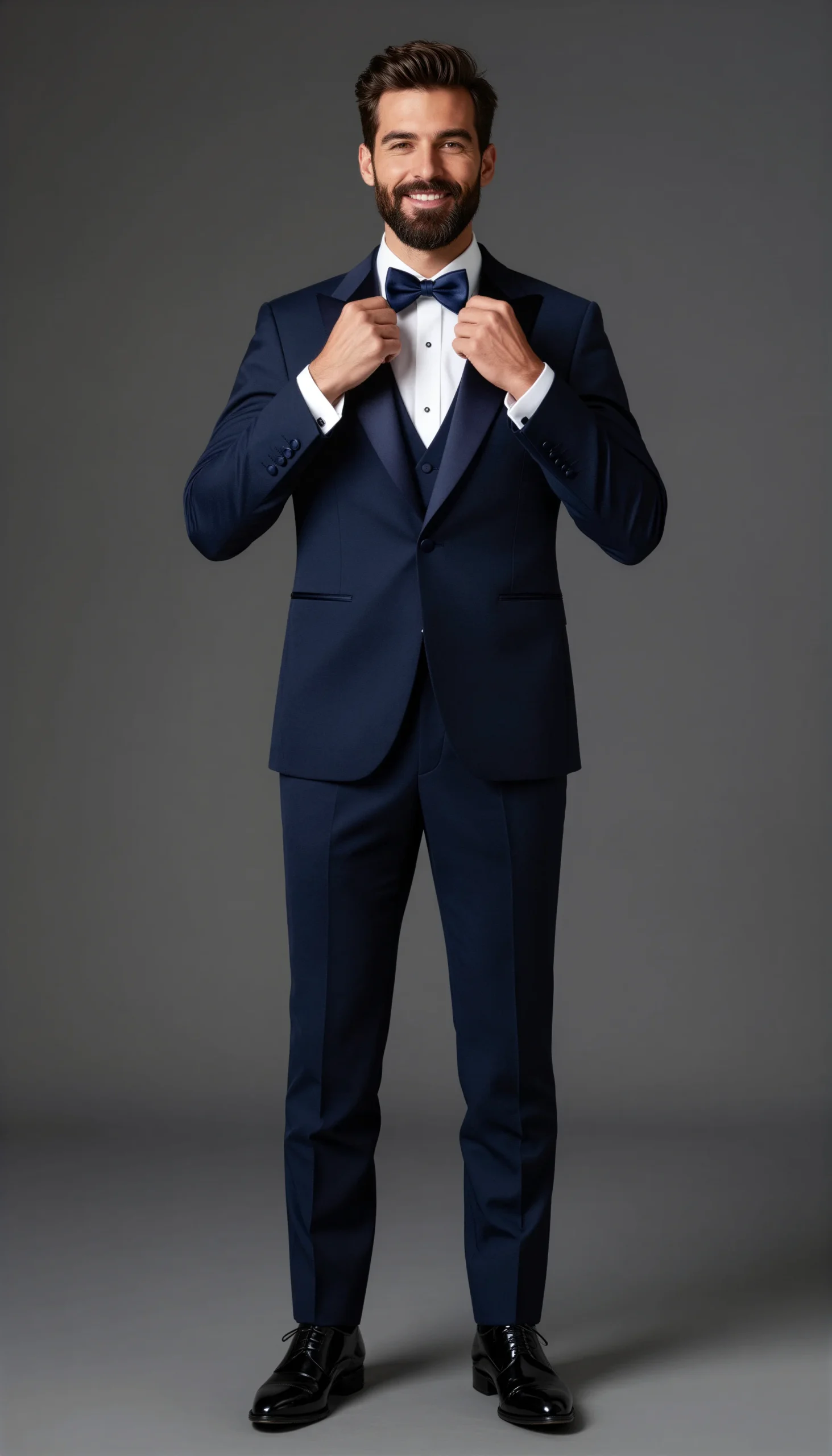 Wedding tuxedos Navy blue Suit