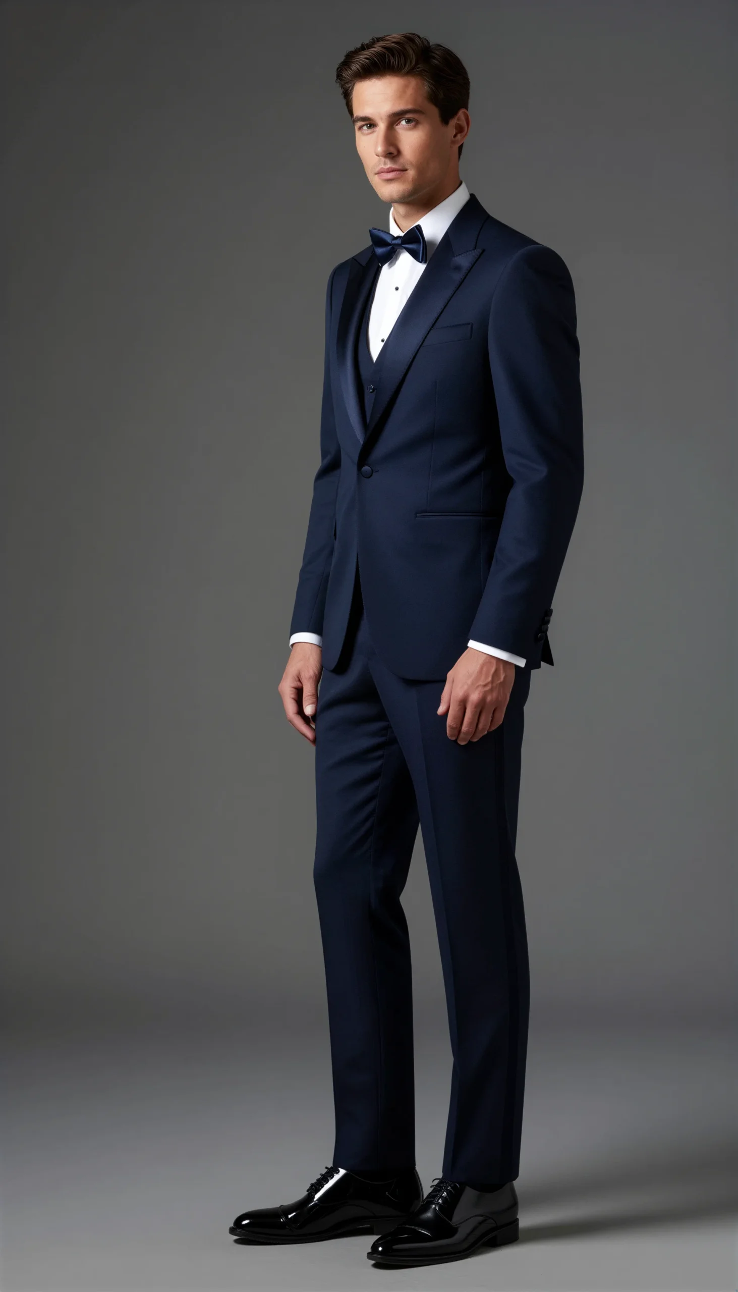 Wedding tuxedos Navy blue Suit