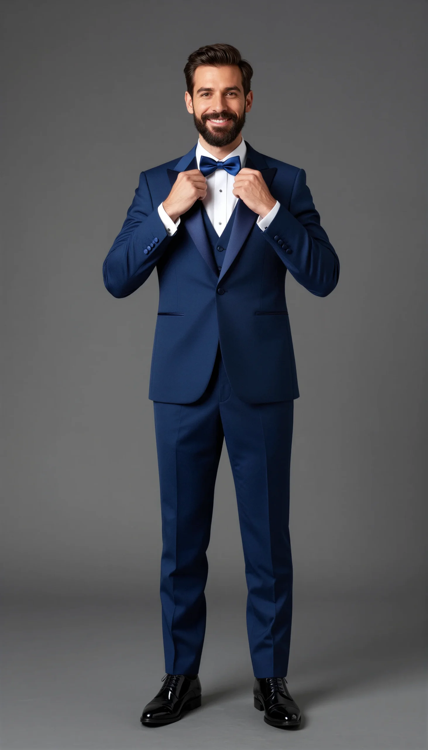 Wedding tuxedos Royal blue Suit