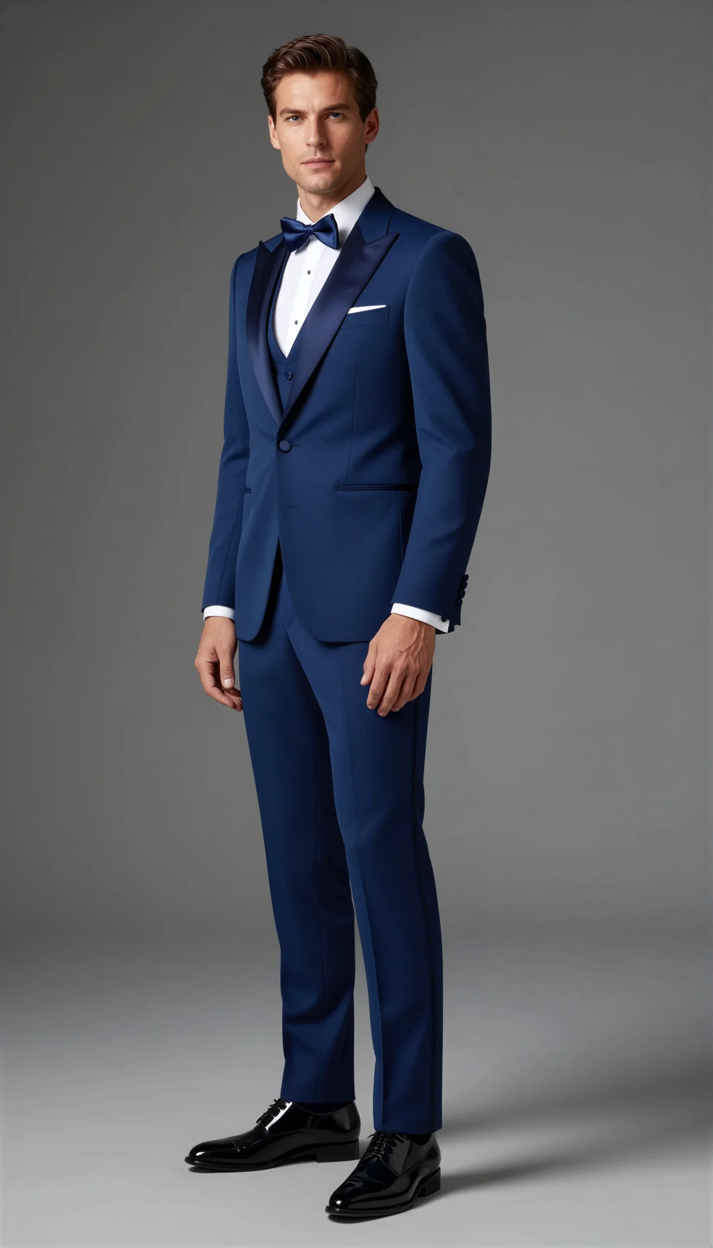 Wedding tuxedos Royal blue Suit