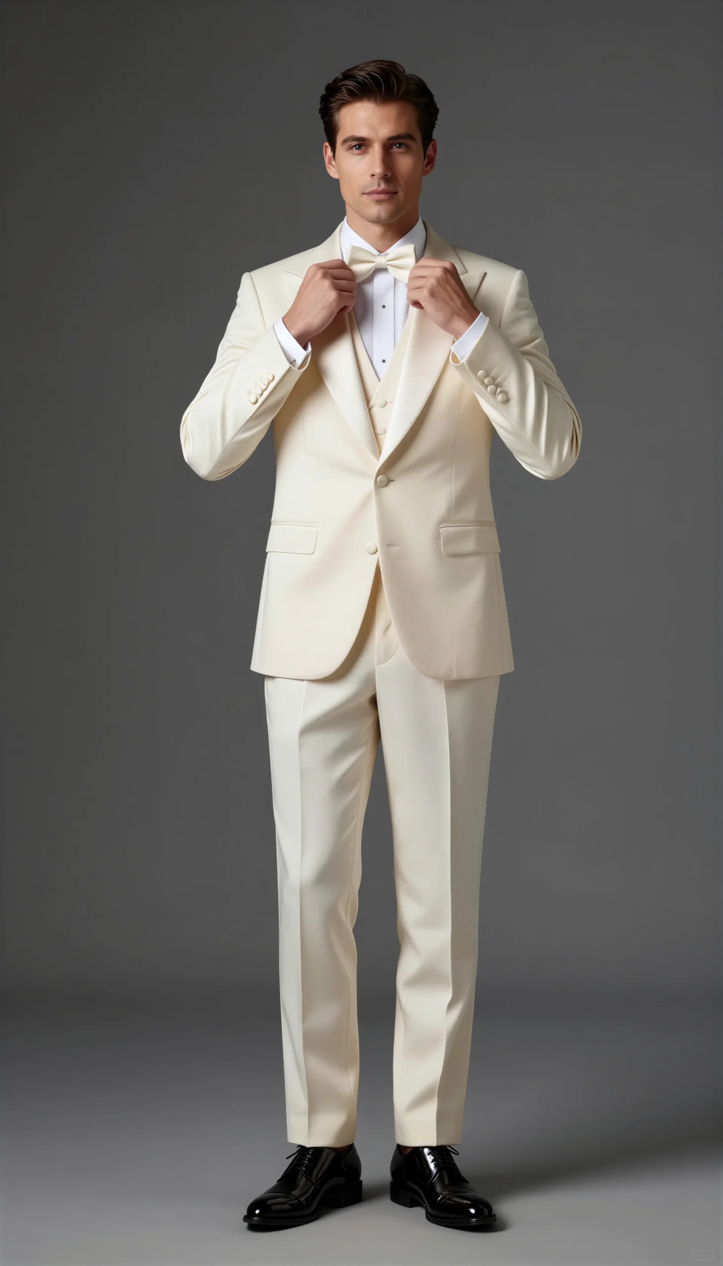 Wedding Tuxedos Cream Champagne Suit