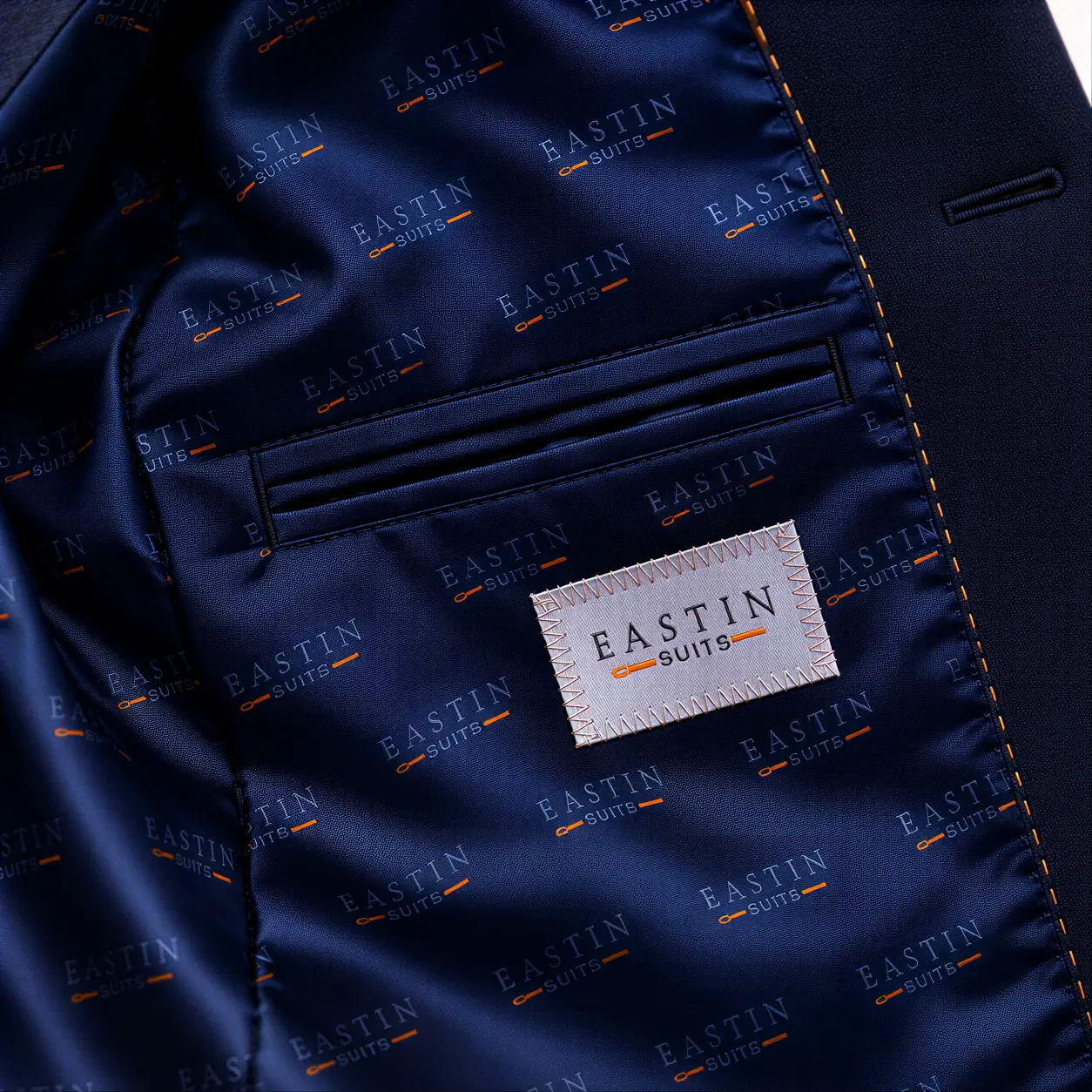 Close-up textile detail representing a personal embroidered finish