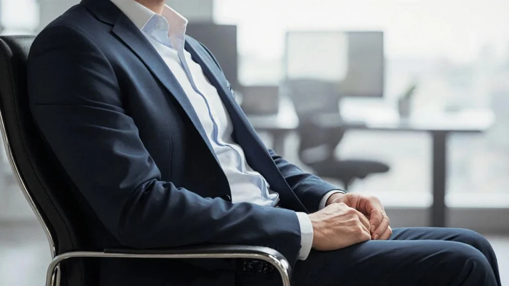 men-seating-on-chair-wearing-suit